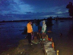 Tanggul Kanor Bojonegoro Jebol Lagi