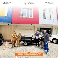 Iconland Property Bantu Motor Gerobak Sampah Untuk Pemerintah Desa Dahanrejo