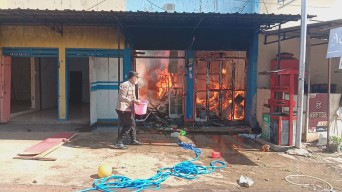 Pasar Simo Kabupaten Ngawi Terbakar