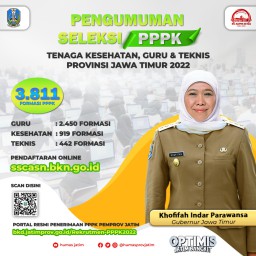Pemprov Jatim Buka 3.811 Kuota PPPK Formasi Guru, Tenaga Kesehatan dan Tenaga Teknis