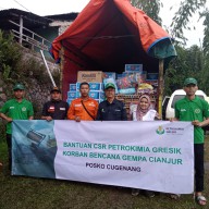 Gerak Cepat, Petrokimia Gresik Salurkan Bantuan Kepada Korban Gempa di Cianjur