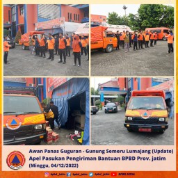 Status Gunung Semeru Naik Level IV, Gubernur Khofifah Minta Masyarakat Tidak Panik dan Segera Evakuasi Diri