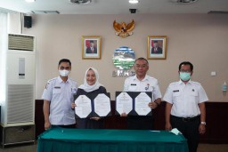Bupati Bojonegoro Teken MoU dengan BMKG Soal Mitigasi Bencana