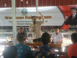 Politisi Gerindra MH Rofiq Sosialisasikan Wawasan Kebangsaan Kepada Warga Lamongan Selatan