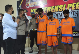 Lima Pesilat Pembacok Warga Sidoarjo Diringkus Polisi