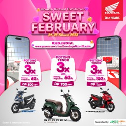 Hanya 5 Hari, Beli Motor Honda Gratis Helm di Honda Virtual Exhibition
