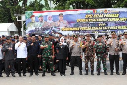 4.500 Personil Gabungan Amankan Puncak Resepsi 1 Abad NU di Sidoarjo