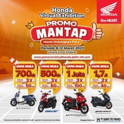 Maret Untungnya Pol, Beli Motor Honda di Pameran Virtual Honda