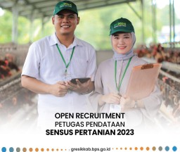 Badan Pusat Statistik (BPS) Gresik Buka Lowongan Petugas Pendataan Sensus Pertanian