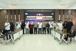 Hadapi Tahun Politik, Polres Gresik Ajak Insan Pers Jaga Kondusifitas Kamtibmas