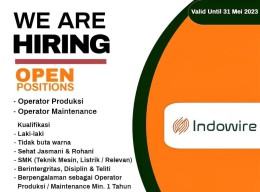 Lowongan Kerja di PT Indowire Margomulyo Surabaya, Ada Posissi Operator Produksi