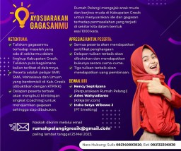 Bangun Budaya Menulis, Smelting Bersama Rumah Pelangi Gelar Lomba Esai
