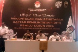 Daftar Pemilih Tetap Pemilu 2024 di Kabupaten Gresik Ditetapkan, Segini Jumlahnya