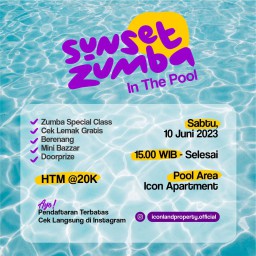 Ada Senam dan Mini Bazar Sore Hari di Icon Apartemen, Terbuka Untuk Umum