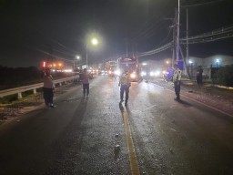 Laka Lantas Fatal, Pemotor Asal Sidayu Gresik Tewas di Jalan Banyuwangi
