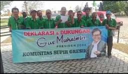 Paguyuban Sopir Gresik Deklarasi Dukung Gus Muhaimin Presiden