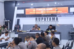 Jelang Pengesahan Warga Baru PSHT, Polres Bojonegoro Gelar Rapat Kordinasi