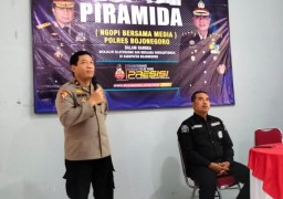 Ngopi Bersama Awak Media, Polres Bojonegoro Ajak Sinergi Tetap Terjaga