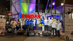 Peringati Hari Ekonomi Kreatif, Gekrafs Gresik Joget Bareng Pengunjung Bandar Grissee
