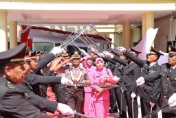 38 Anggota Polri dan ASN Polres Nganjuk Pensiun