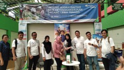 BPJS Ketenagakerjaan Bojonegoro Sosialisasi KKBC Ke Pasar Banjarejo