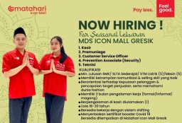 Ada 5 Lowongan Kerja di Matahari Icon Mall Gresik Ijazah Cukup SMA, Berikut Jadwal Interviewnya