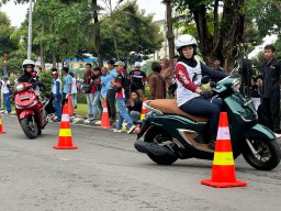 Sinergi MPM Honda Jatim Bersama Kepolisian Wujudkan Budaya Cari Aman Berkendara Di Jalan