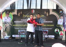 Pj Bupati Bojonegoro Hadiri HUT Perkumpulan Disabilitas Kabupaten Bojonegoro yang Ke - 10, Ini Harapnya