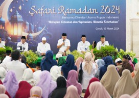 Safari Ramadhan, Petrokomia Gresik Serahkan Donasi Rp 1,16 Miliar