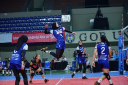 Tim Putri Petrokimia Volleyball Academy Juara Nusantara Cup