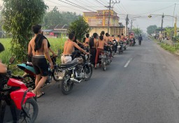 Balap Liar di Jombang, Polisi Amankan 35 Remaja Disanksi Mengaji