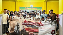 Berburu Berkah Ramadan, Paguyuban Honda Delta Sidoarjo Gelar Honda Community Bikers Sholeh.