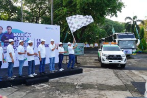 Mudik Asyik Bersama BUMN 2024, Petrokimia Gresik Berangkatkan 200 Pemudik Ke-4 Rute di Jawa Timur
