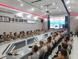 Tingkatkan Profesionalitas, Polres Bojonegoro Gelar Pelatihan Fungsi Teknis Samapta