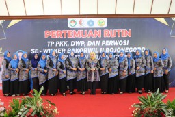 Bojonegoro Jadi Tuan Rumah Pertemuan Rutin PKK, DWP, Perwosi se-Bakorwil II