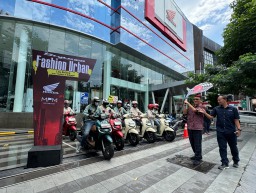 Stylo Fashion Urban City Rolling: Jajal Performa New Honda Stylo, MPM Honda Jatim Ajak Fun Riding Jurnalis dan Blogger.