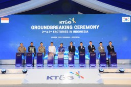 Ground Breaking Pabrik KT&G di Pasuruan, Pj. Gubernur Adhy: Total Investasi Mencapai Rp 6,9 Trilliun dan Serap Ribuan Tenaga Kerja