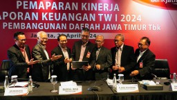 Bank Jatim Cetak Laba Rp310 Miliar di Triwulan I 2024
