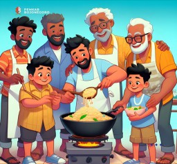 Peringati Hari Kartini, Bapak-bapak ASN Eselon III Bojonegoro Lomba Masak