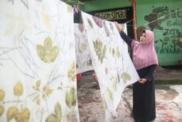 Batik Ecoprint Kota Probolinggo, Cocok untuk Busana Lebaran