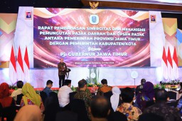 Bahas Pemberlakuan UU HKPD dan Dampaknya Pada Sektor Pajak, Pj Gubernur Adhy Dorong BUMD Tingkatkan PAD Jatim