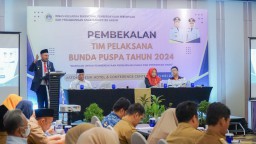 Pembekalan Tim Pelaksana Bunda Puspa 2024, Bupati Gresik Fandi Akhmad Yani Inginkan Bunda Puspa Mendunia.