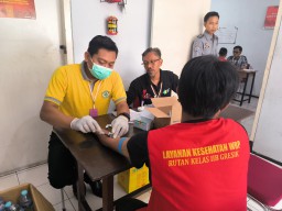 Cegah HIV, Rutan Kelas IIB Gresik Lakukan Pemeriksaan Kesehatan Warga Binaan
