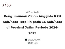 Berikut Lima Nama Calon Anggota KPU Gresik Terpilih Periode 2024-2029