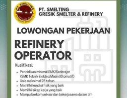Lowongan Kerja PT Smelting Untuk Lulusan SMK Sederajat, Terbuka Hingga 23 Juni 2024