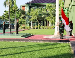 Wujud Penghormatan kepada Pahlawan Kusuma Bangsa, Kodim Bojonegoro Gelar Upacara Tujuh Belasan