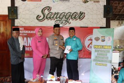 Sambangi Sanggar Disabilitas, Polres Tuban Gelar Bakti Kesehatan