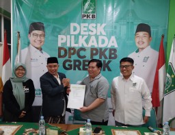 Tri Putro Utomo Resmi Daftar Cawabup Gresik di PKB