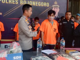 Polres Bojonegoro Amankan Pelaku Pencurian 1 Ekor Sapi dan 5 Ekor Kambing di Bojonegoro