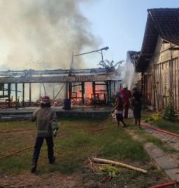Satu Rumah di Bojonegoro Terbakar hingga 100%, 3 Ekor Sapi Ikut Dilahap si Jago Merah